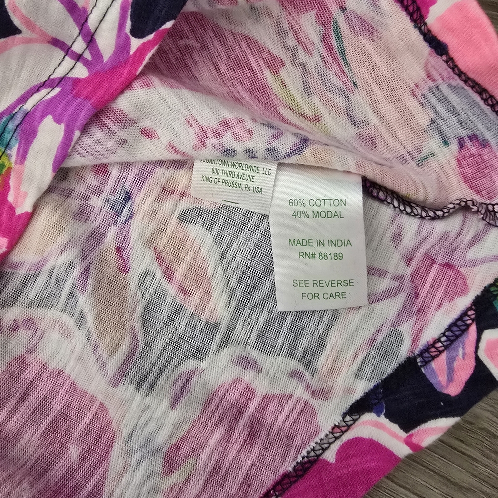 Lilly Pulitzer Vibrant Floral Mini Dress - Pink and Purple - Picture 5 of 7